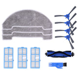 Robotic Vacuum Cleaner Kit with Side Brush Rag Filter Main Brush for Proscenic 850T Clean Suits