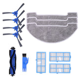 Robotic Vacuum Cleaner Kit with Side Brush Rag Filter Main Brush for Proscenic 850T Clean Suits - Extra Image
