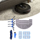 Robotic Vacuum Cleaner Kit with Side Brush Rag Filter Main Brush for Proscenic 850T Clean Suits - Extra Image