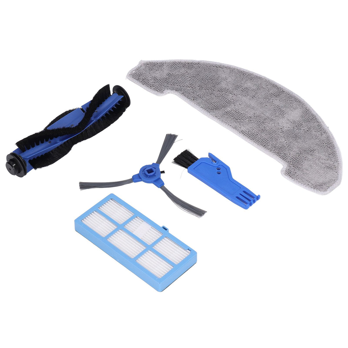 Robotic Vacuum Cleaner Kit with Side Brush Rag Filter Main Brush for Proscenic 850T Clean Suits