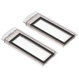 2Pcs Robot Vacuum Cleaner Filter Replacement Sweeper Filters Screen for NARWAL J1 J2 - Front View