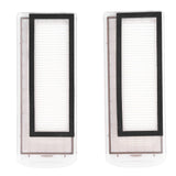 2Pcs Robot Vacuum Cleaner Filter Replacement Sweeper Filters Screen for NARWAL J1 J2 - Top-Down View