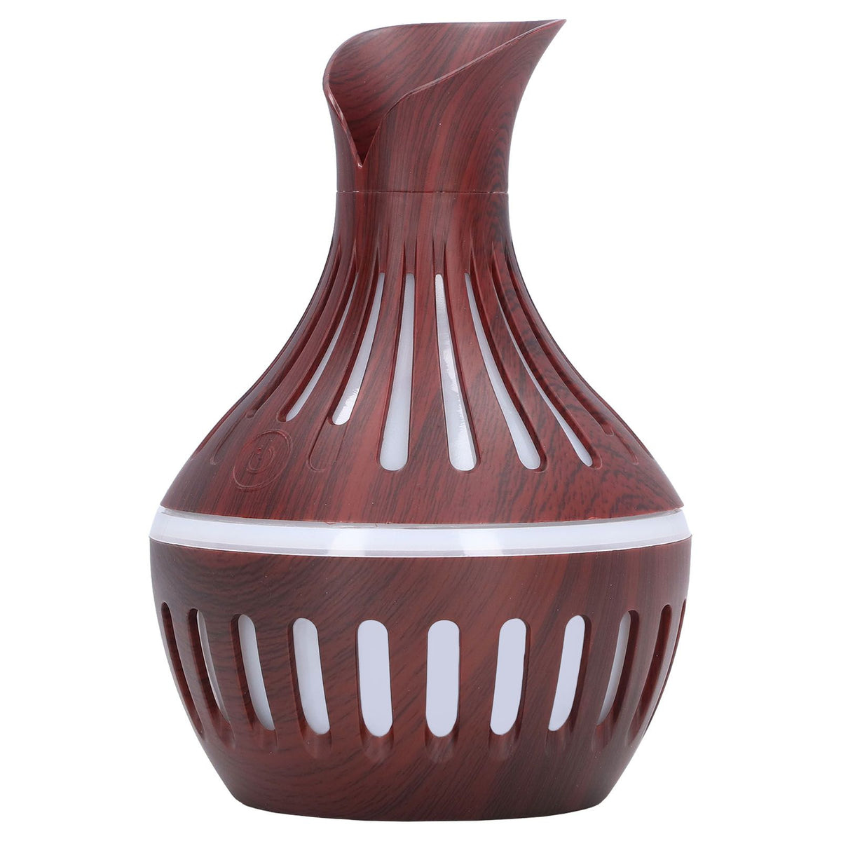 Wood Grain Humidifier USB Small Vase Night Light Mute Humidification Aromatherapy Machine 300ml