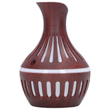 Wood Grain Humidifier USB Small Vase Night Light Mute Humidification Aromatherapy Machine 300ml