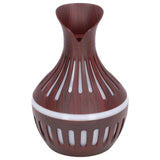 Wood Grain Humidifier USB Small Vase Night Light Mute Humidification Aromatherapy Machine 300ml