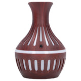 Wood Grain Humidifier USB Small Vase Night Light Mute Humidification Aromatherapy Machine 300ml - Extra Image