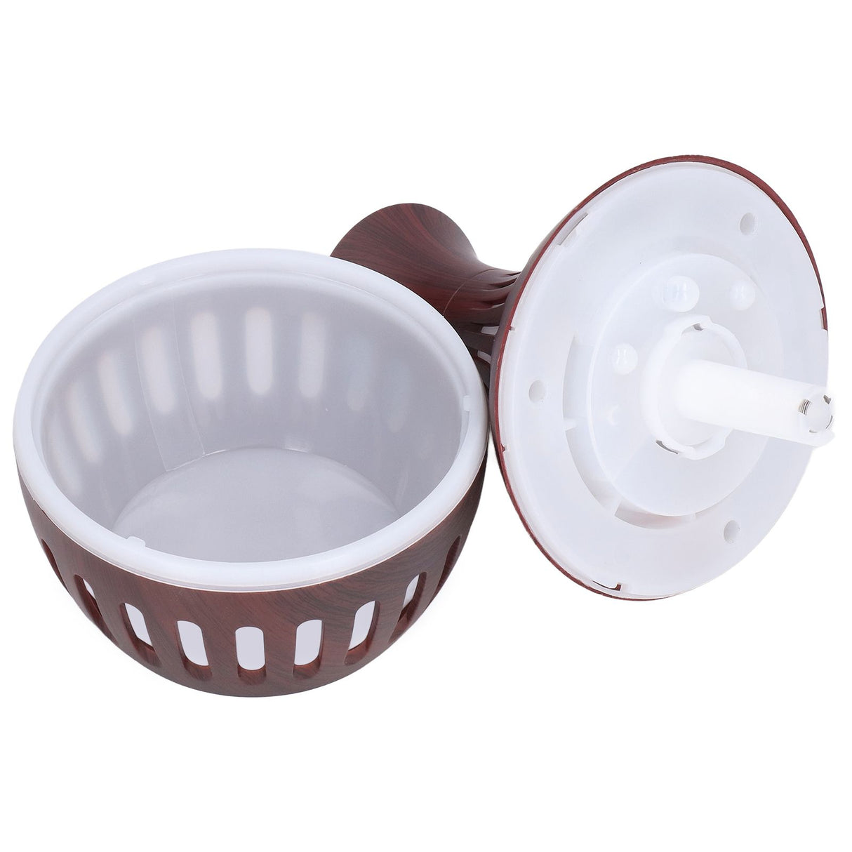 Wood Grain Humidifier USB Small Vase Night Light Mute Humidification Aromatherapy Machine 300ml