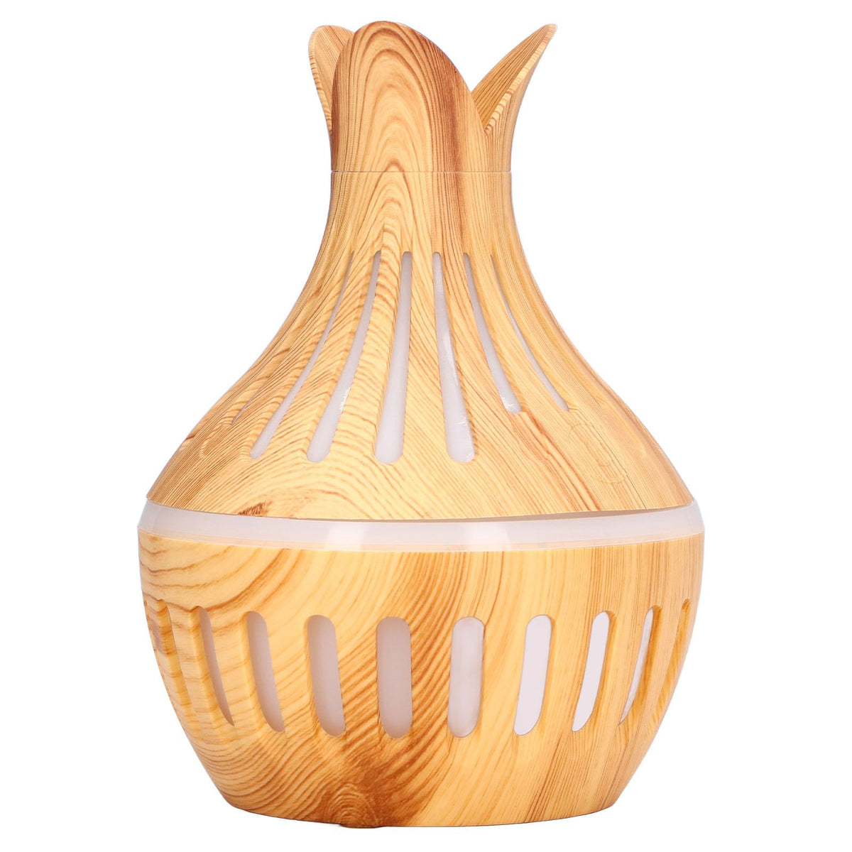 Wood Grain Air Humidifier ABS Aromatherapy Humidifiers for Household USB Charging 300ml