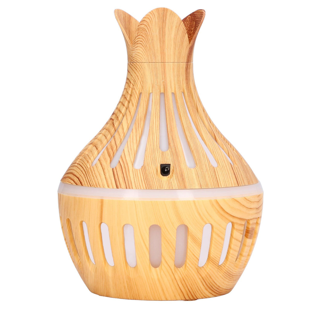 Wood Grain Air Humidifier ABS Aromatherapy Humidifiers for Household USB Charging 300ml