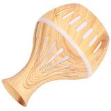 300ml Humidifier USB Powered Wood Grain Aromatherapy Diffuser with 7 Colors LED Light 5V 1A - 45-Degree Angle