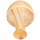 300ml Humidifier USB Powered Wood Grain Aromatherapy Diffuser with 7 Colors LED Light 5V 1A - Rear View