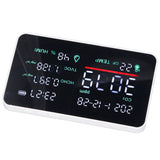 Air Quality Monitor Semiconductor USB Charging Indoor Temperature Humidity Carbon Dioxide DetectorWhite - Extra Image
