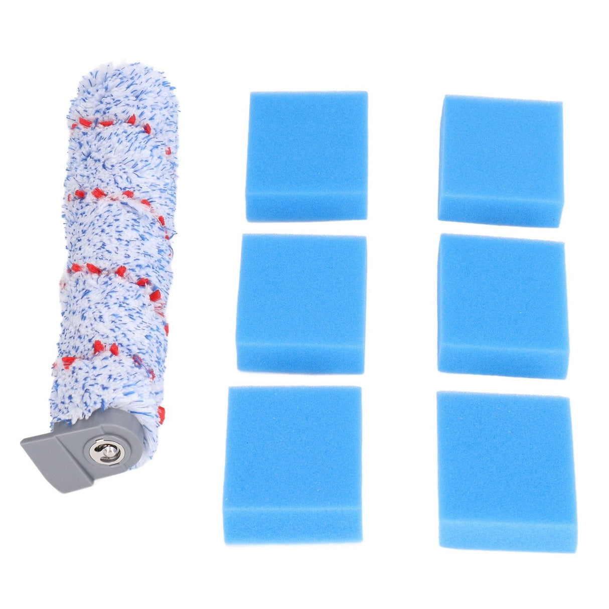 Brush Roller Filter Sponges Set for HF10E‑01 Vacuum Cleaner Part Accessories Replacement