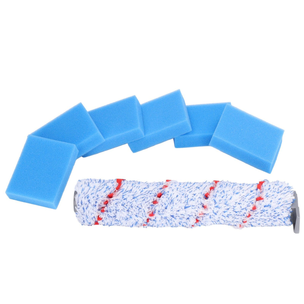 Brush Roller Filter Sponges Set for HF10E‑01 Vacuum Cleaner Part Accessories Replacement