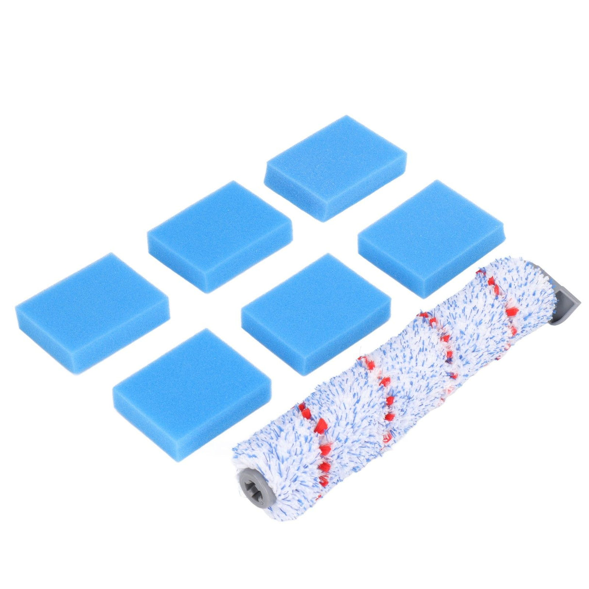 Brush Roller Filter Sponges Set for HF10E‑01 Vacuum Cleaner Part Accessories Replacement