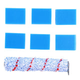 Brush Roller Filter Sponges Set for HF10E‑01 Vacuum Cleaner Part Accessories Replacement