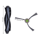 Vacuum Cleaner Brush Kit Harmless Main Side Brush Vacuum Cleaner Accessories for U2 DGN22 - Extra Image