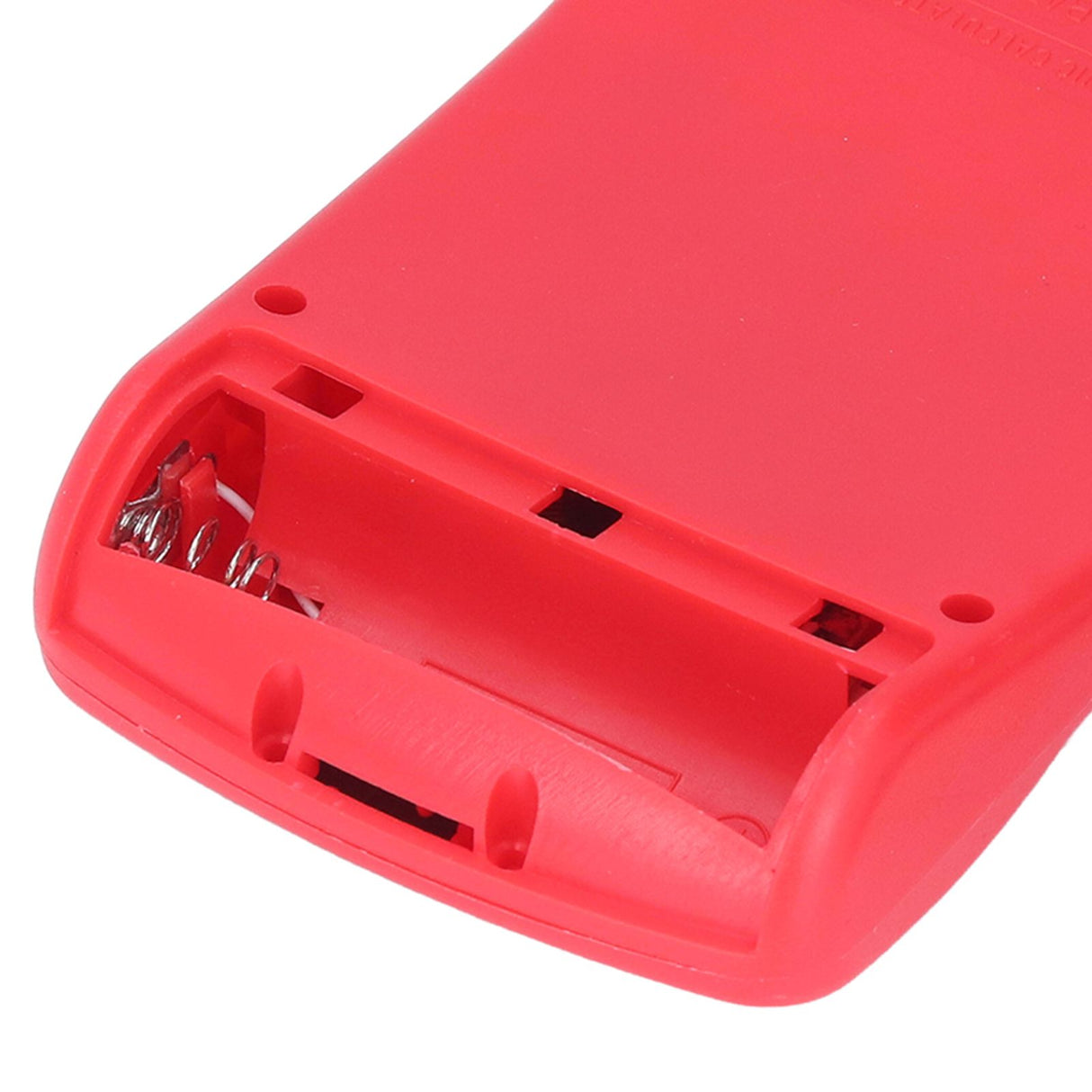 Mini Calculators Handheld 8 Digit with LCD Display Sensitive Button Solar Battery Dual Power for Office School BusinessRed