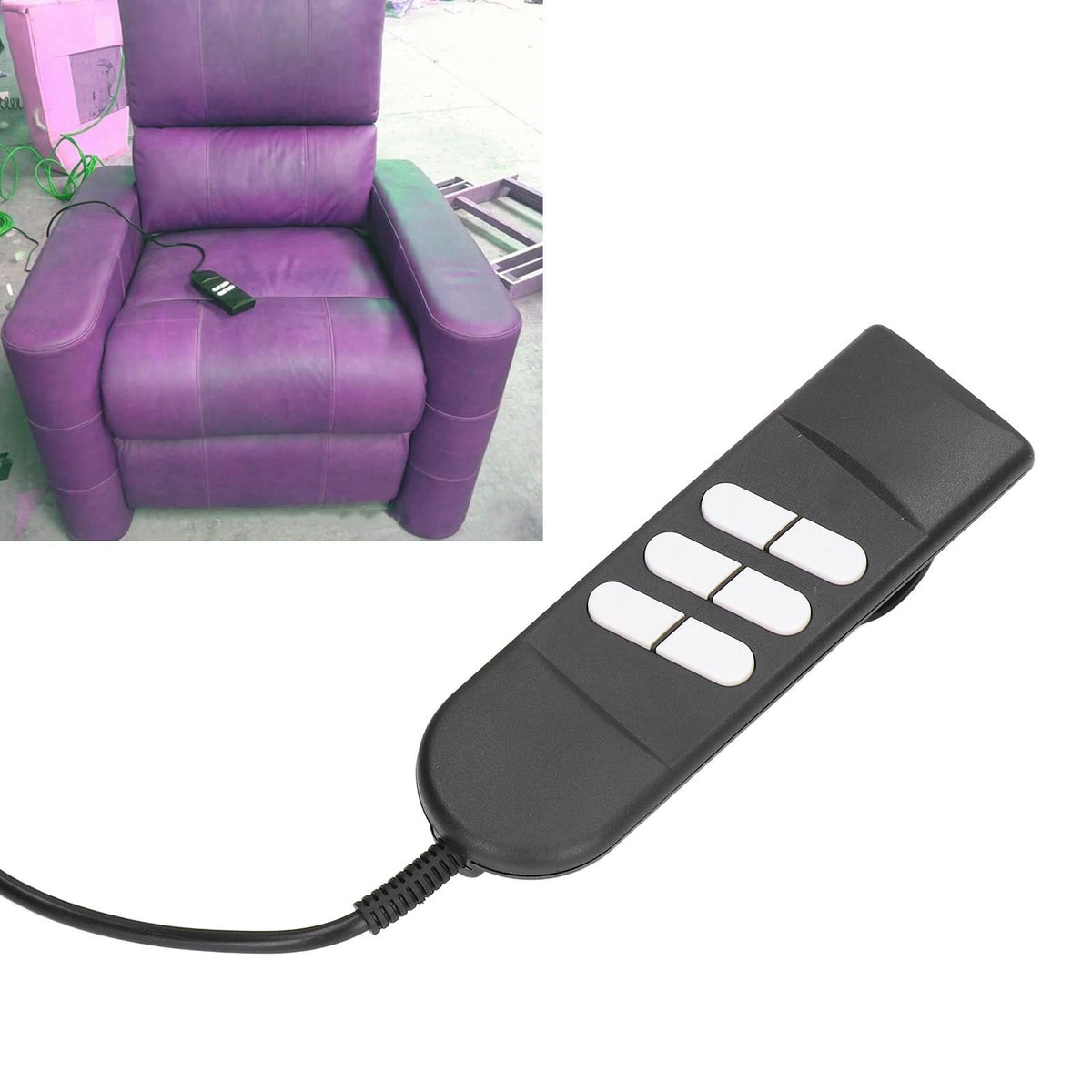 Remote Handset Controller Remote Hand Control with 6 Button for Lift Chairs Power Recliners Electric Sofa