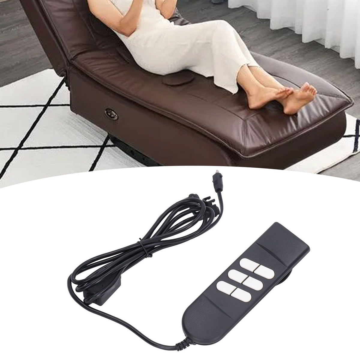 Electric Chair Remote Control 6 Button 1 To 2 Electric Lift Sofa Recliner Controller Operator for Medical Equipment