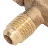 2PCS Refrigeration Valve Air Conditioning Refrigerant Control Valve Fluoride Charging Adapter for R22 R404 R407 1/4SAE Thread