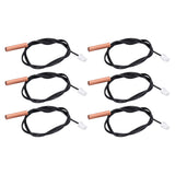 10Pcs 10K Temp Sensor Probe PVC Copper Waterproof NTC Thermistor Probes for Air Conditioner
