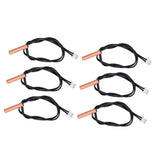 10Pcs 10K Temp Sensor Probe PVC Copper Waterproof NTC Thermistor Probes for Air Conditioner