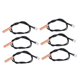 10Pcs 10K Temp Sensor Probe PVC Copper Waterproof NTC Thermistor Probes for Air Conditioner