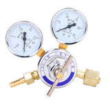 Nitrogen Regulator Gauge Kit Pressure Reducing Valve Brass Inlet Outlet Meter Reducer