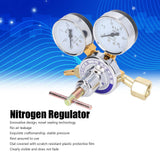 Nitrogen Regulator Gauge Kit Pressure Reducing Valve Brass Inlet Outlet Meter Reducer