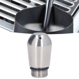 Coffee Machine Steam Nozzle Milk Frother Washable Detachable Stainless Steel Replacement for Bofu3 Holes