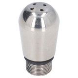 Coffee Machine Steam Nozzle Milk Frother Washable Detachable Stainless Steel Replacement for Bofu4 Holes - 45-Degree Angle
