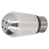 Coffee Machine Steam Nozzle Milk Frother Washable Detachable Stainless Steel Replacement for Bofu4 Holes