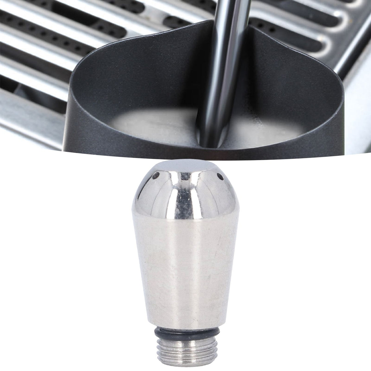 Coffee Machine Steam Nozzle 304 Stainless Steel Multiple Holes Tip Replacement for EXPOBAR3 Holes
