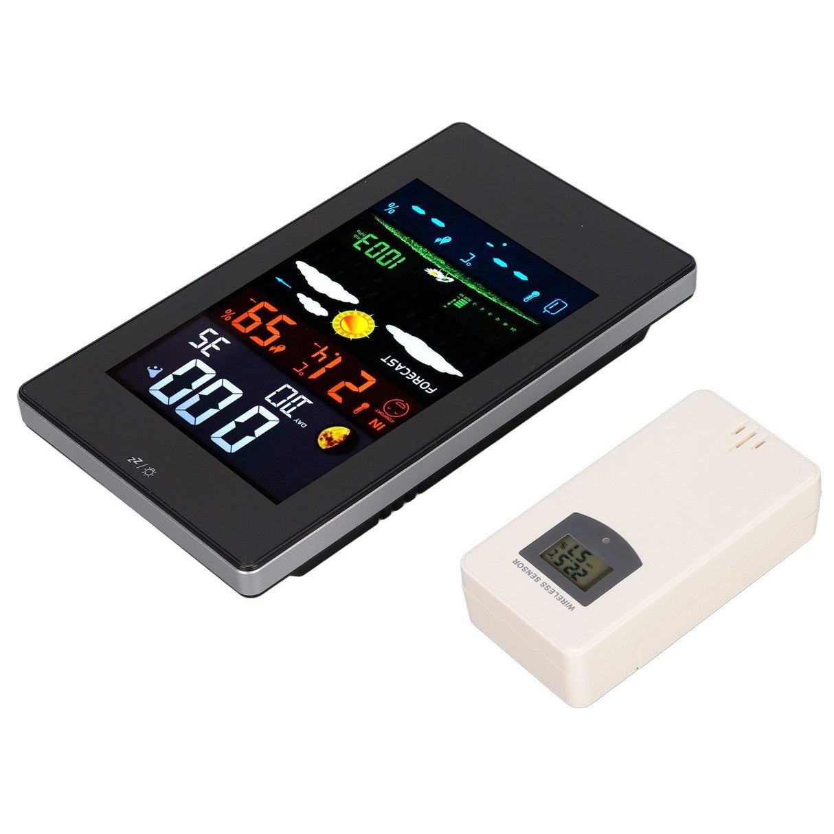 Weather Station Humidity Temperature Monitoring USB Powered Weather Forecast Clock Function Home Weather Station