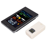 Weather Station Humidity Temperature Monitoring USB Powered Weather Forecast Clock Function Home Weather Station - 45-Degree Angle