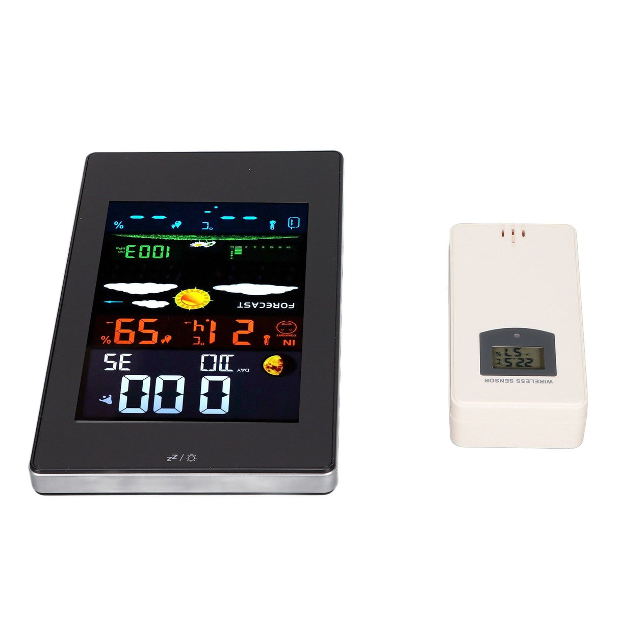 Weather Station Humidity Temperature Monitoring USB Powered Weather Forecast Clock Function Home Weather Station