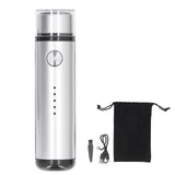 013 Electric Mini Shaver Portable Low Noise Power Display USB Mini Electric Shaver for MenSilver