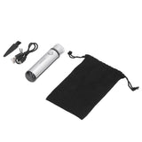 013 Electric Mini Shaver Portable Low Noise Power Display USB Mini Electric Shaver for MenSilver
