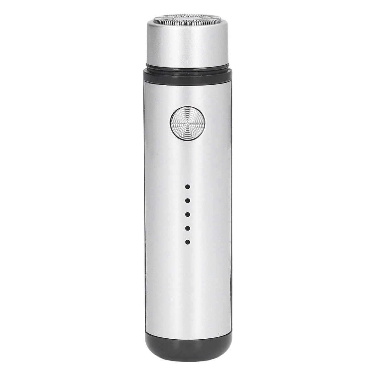 013 Electric Mini Shaver Portable Low Noise Power Display USB Mini Electric Shaver for MenSilver