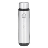 013 Electric Mini Shaver Portable Low Noise Power Display USB Mini Electric Shaver for MenSilver - Top-Down View