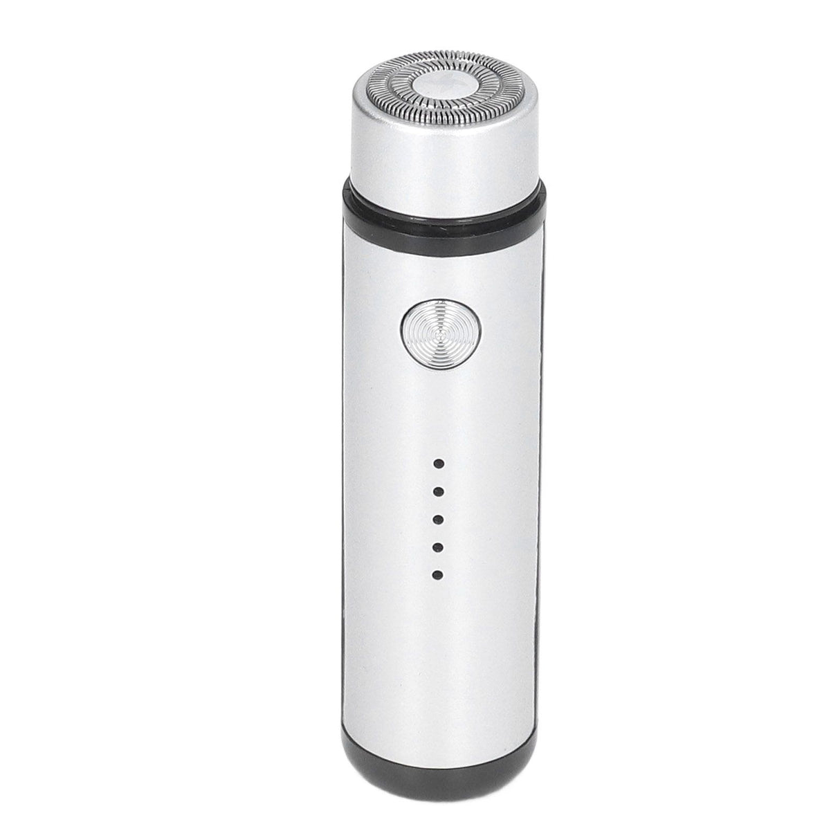 013 Electric Mini Shaver Portable Low Noise Power Display USB Mini Electric Shaver for MenSilver