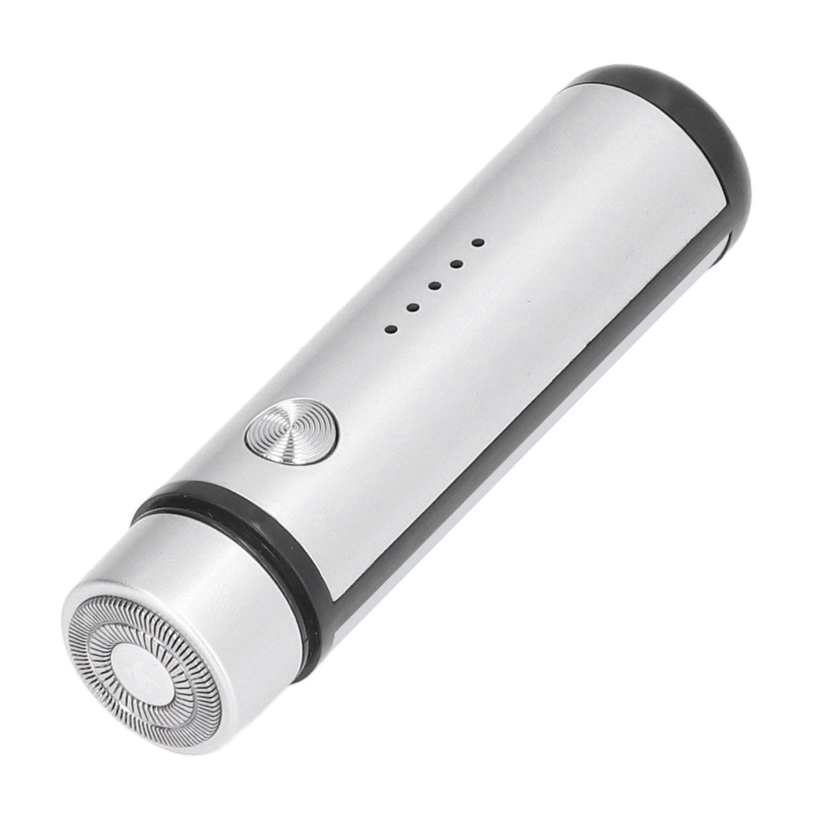 013 Electric Mini Shaver Portable Low Noise Power Display USB Mini Electric Shaver for MenSilver