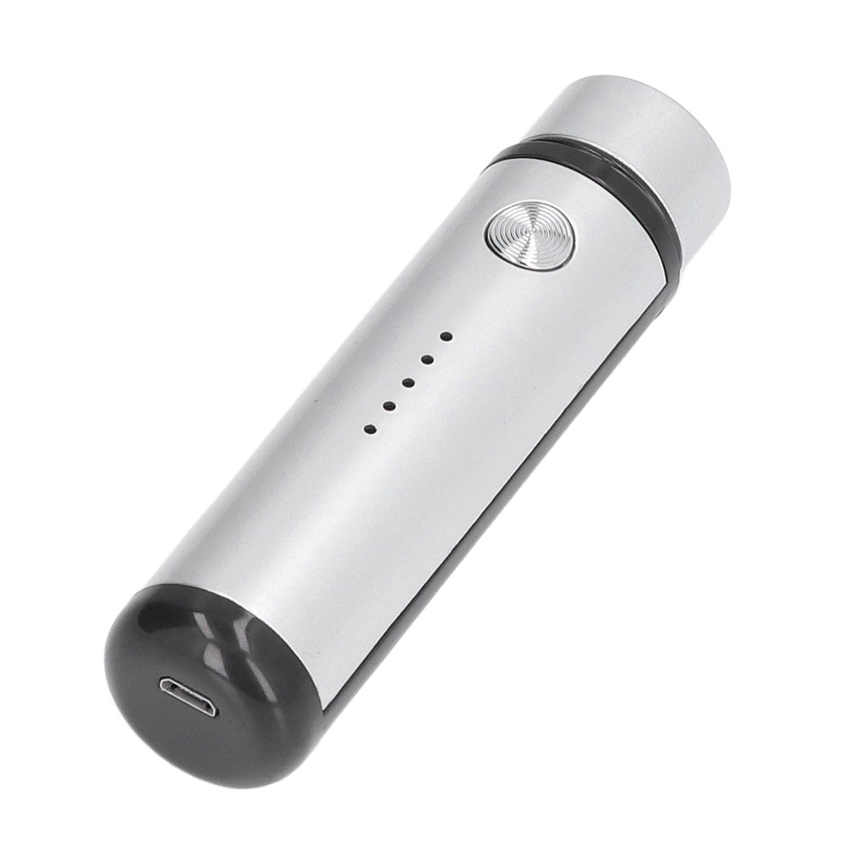 013 Electric Mini Shaver Portable Low Noise Power Display USB Mini Electric Shaver for MenSilver