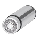 013 Electric Mini Shaver Portable Low Noise Power Display USB Mini Electric Shaver for MenSilver - Extra Image
