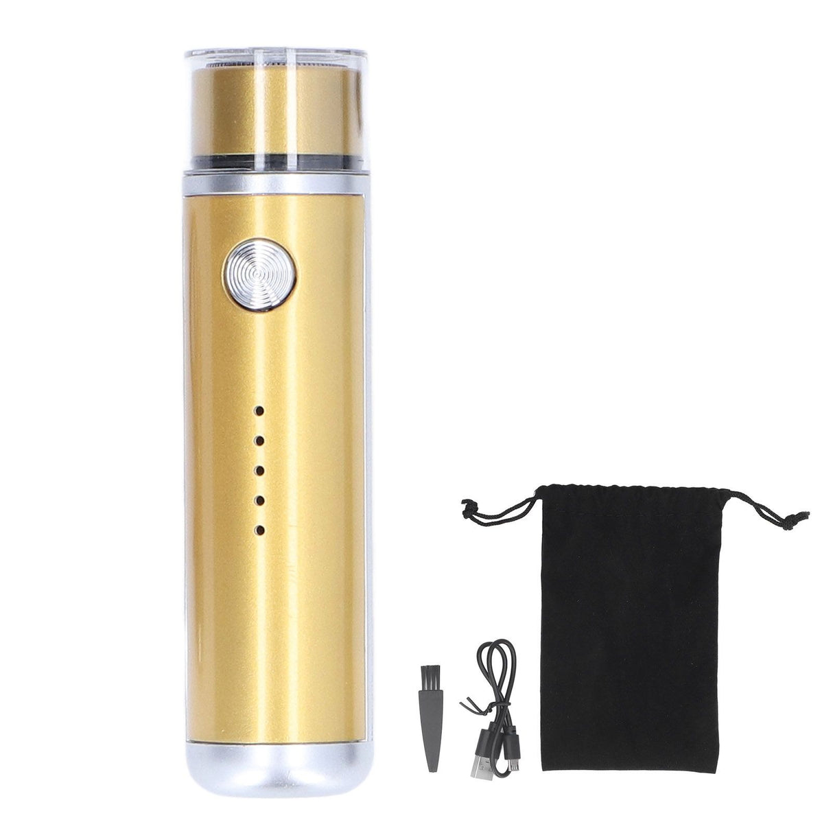 013 Electric Mini Shaver Portable Low Noise Power Display USB Mini Electric Shaver for MenGold