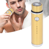 013 Electric Mini Shaver Portable Low Noise Power Display USB Mini Electric Shaver for MenGold - Extra Image
