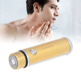 013 Electric Mini Shaver Portable Low Noise Power Display USB Mini Electric Shaver for MenGold