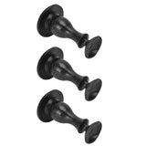 3Pcs Washer Door Stopper Front Load Washing Machine Door Holder Prop Rubber for Family UseBlack