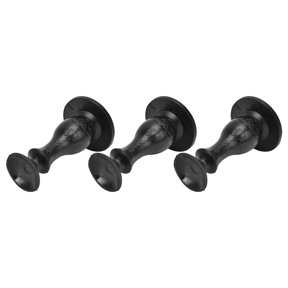 3Pcs Washer Door Stopper Front Load Washing Machine Door Holder Prop Rubber for Family UseBlack
